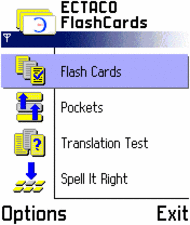 ECTACO FlashCards English <-> French for Nokia screenshot